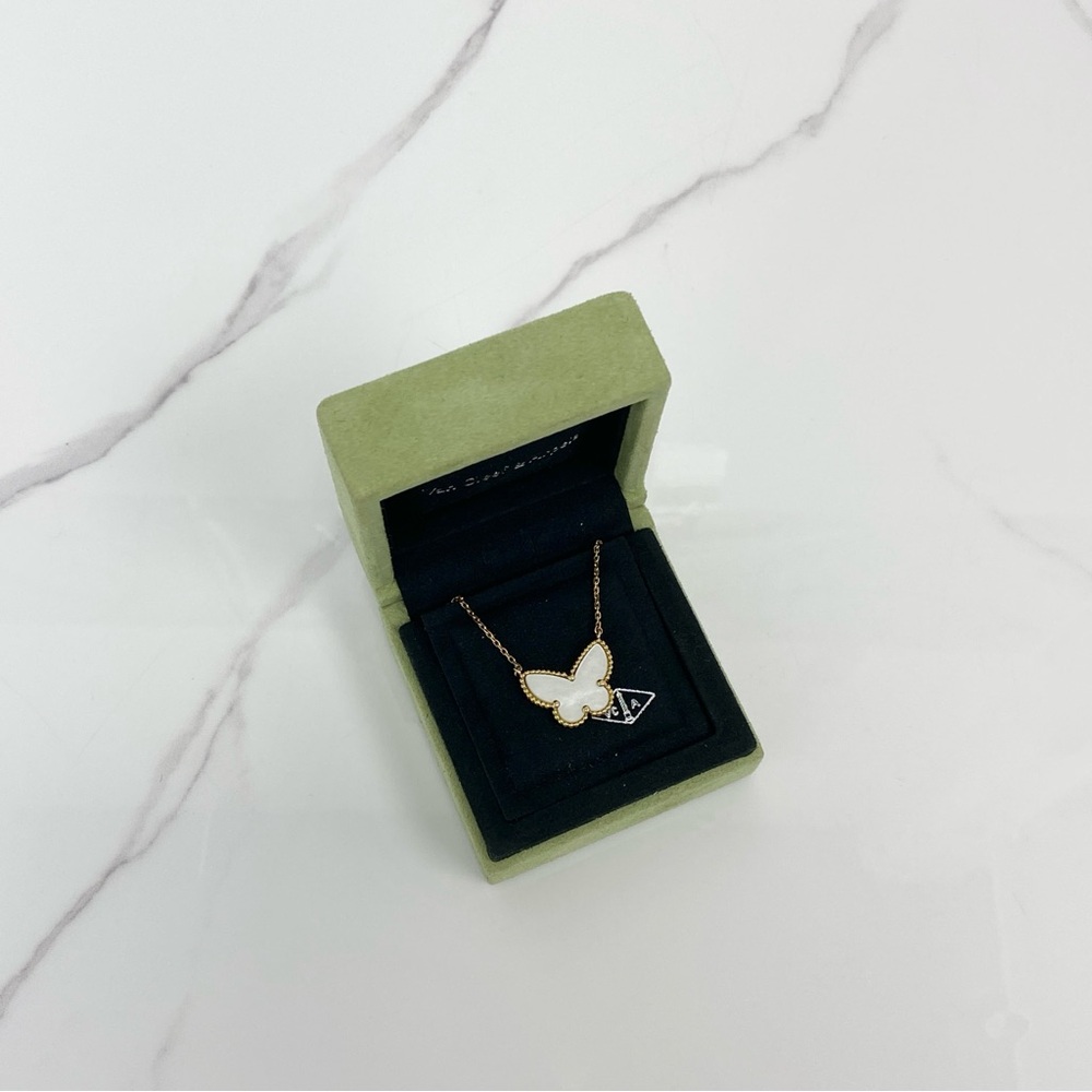 Van Cleef & Arpels Lucky Alhambra Butterfly Pendant